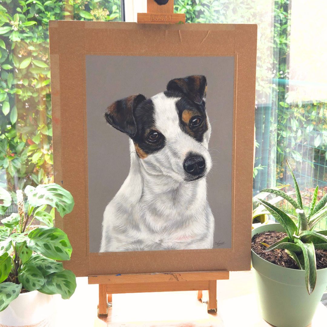 Comment dessiner un chien réaliste au pastel sec en format 30x40 cm : la méthode complète pour obtenir un rendu vivant et professionnel
