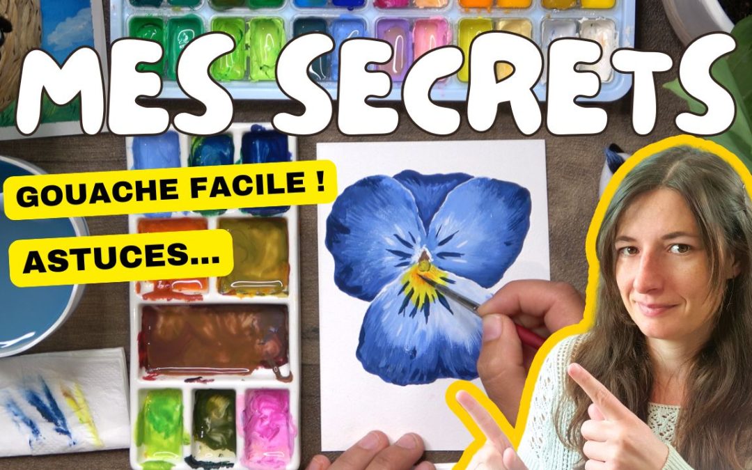 Peindre une fleur à la gouache HIMI : mes astuces pour débuter facilement et se faire plaisir 🎨🌸