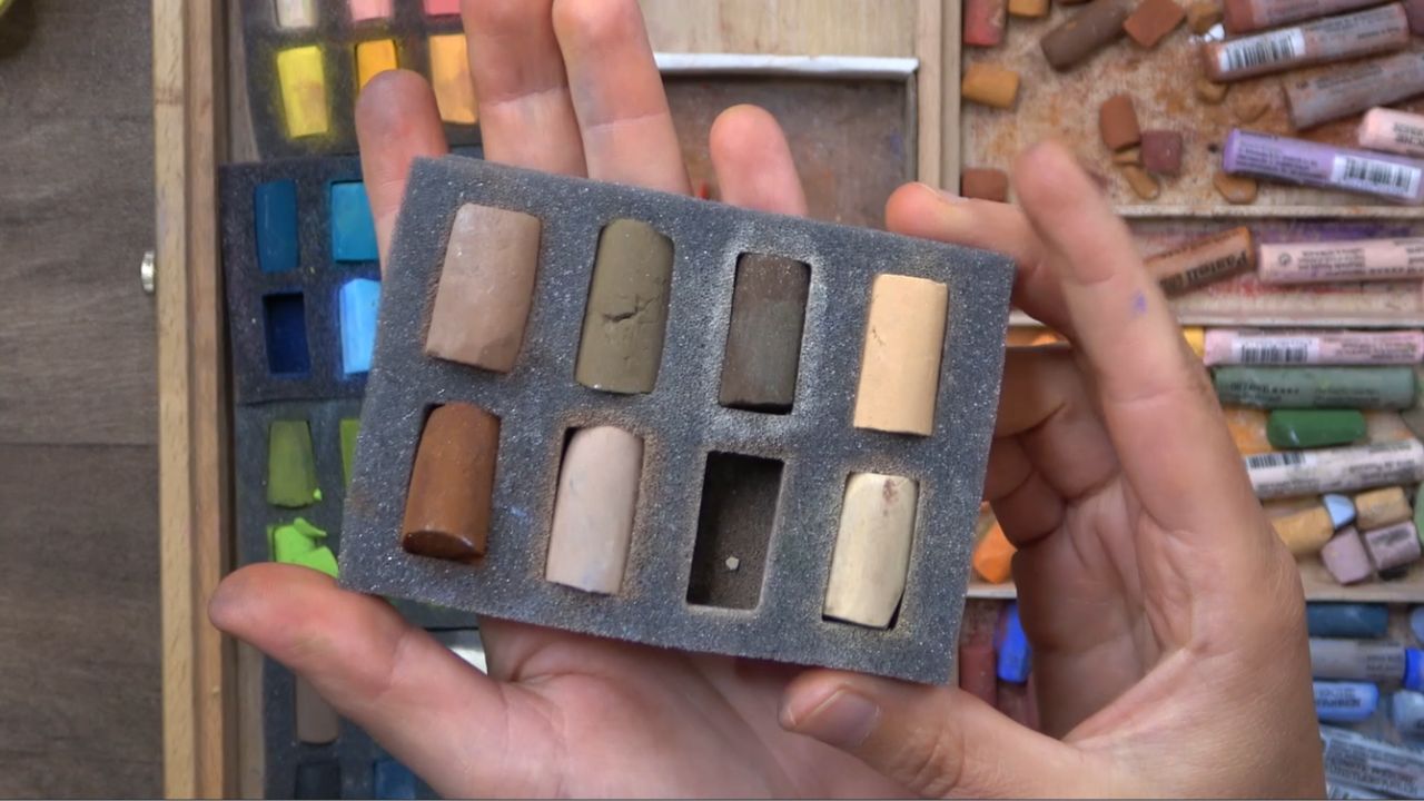 bien rangement proprement ses bâtonnets pastels secs (mes astuces)