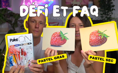 Pastel Sec vs Pastel Gras : Lequel Choisir pour Débuter ? (Le Test de la Fraise)