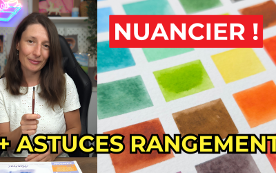 Comment créer un nuancier de mélanges à l’aquarelle avec ses propres couleurs ?