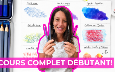 Crayons aquarelle : 9 exercices pour maîtriser les bases