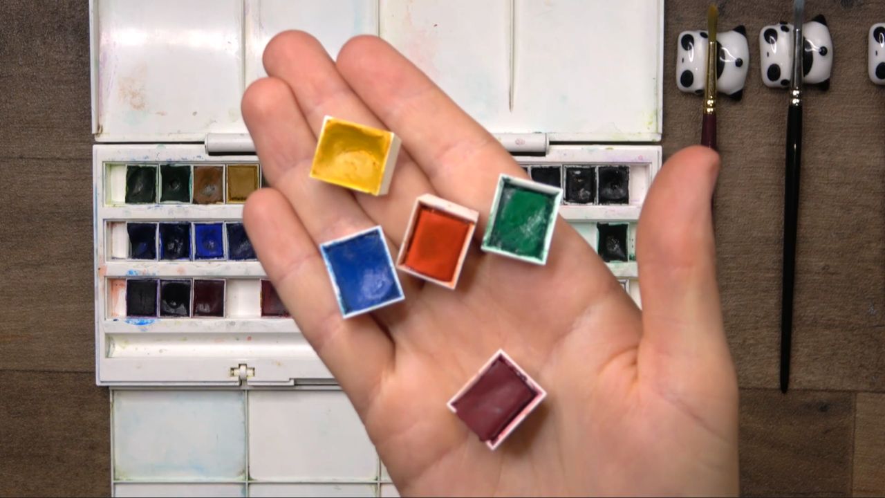 choisir couleurs pour nuancier aquarelle par Céline Vasseur