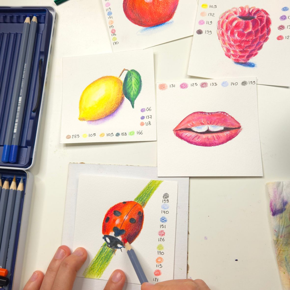 idée de dessin au crayon aquarellables