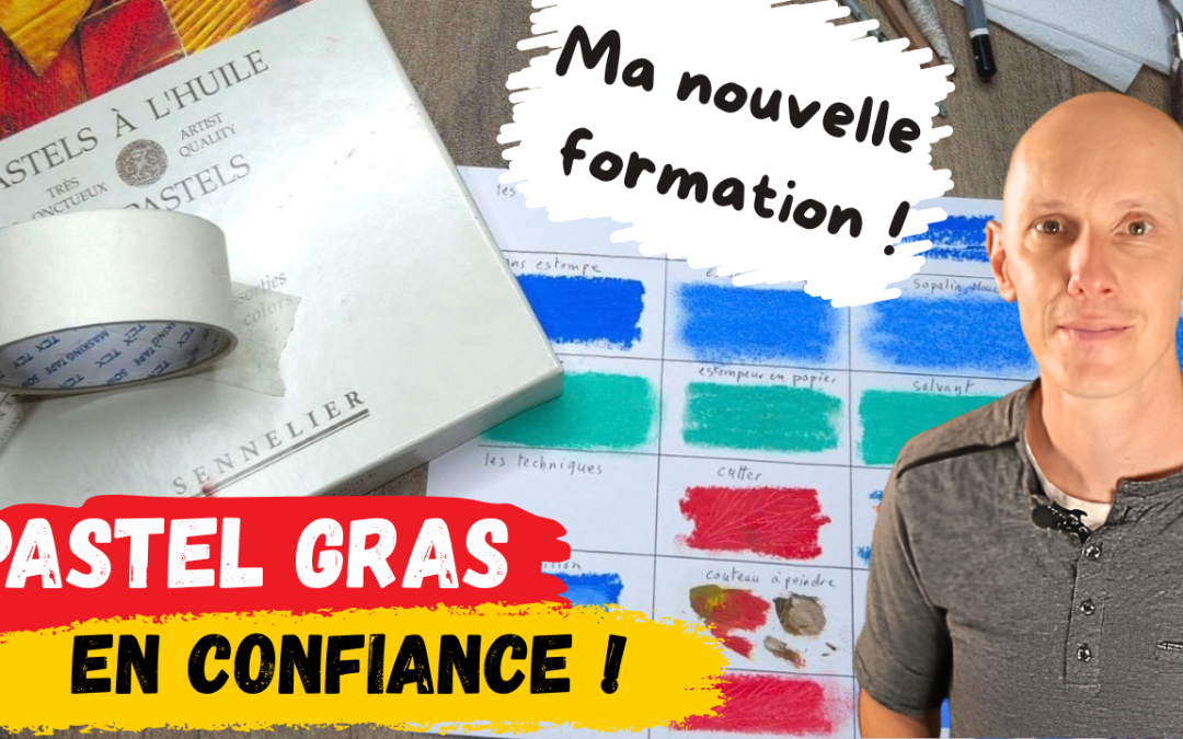 débuter le pastel gras facilement avec un suivi et des cours en ligne accessible