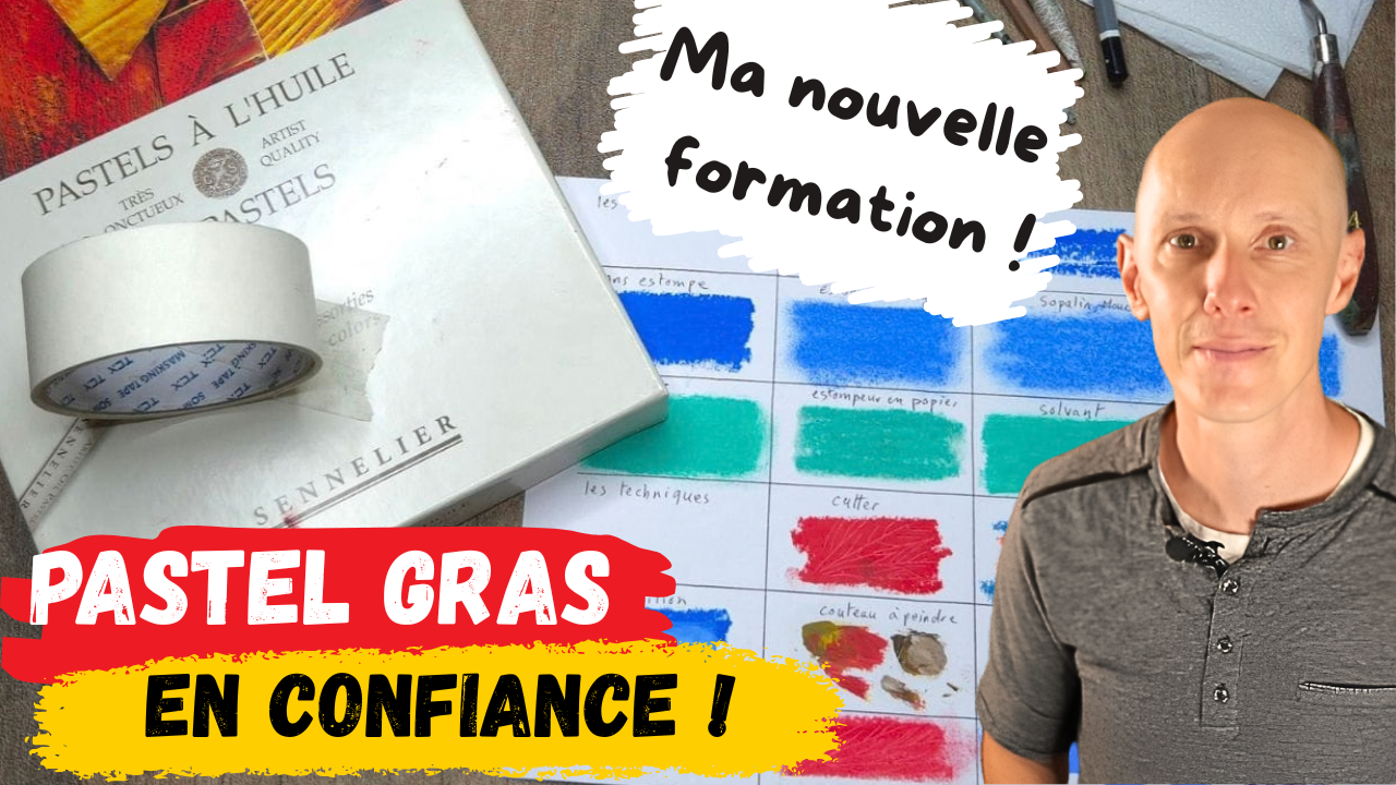 débuter le pastel gras facilement avec un suivi et des cours en ligne accessible